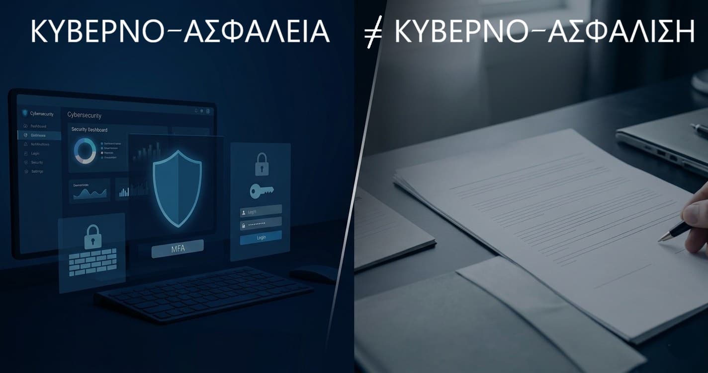 Άλλο η κυβερνοασφάλεια και άλλο η ασφάλιση κυβερνοκινδύνων